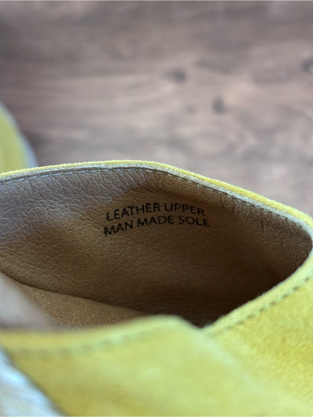 Paseart Spain Yellow Suede Espadrille Wedge Sandals Ankle Strap size 38 - Picture 4 of 12